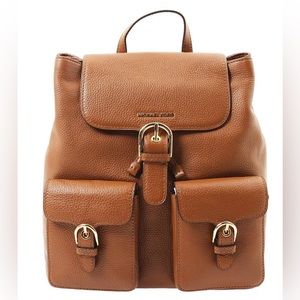 Michael Kors Flap Backpack - Brown